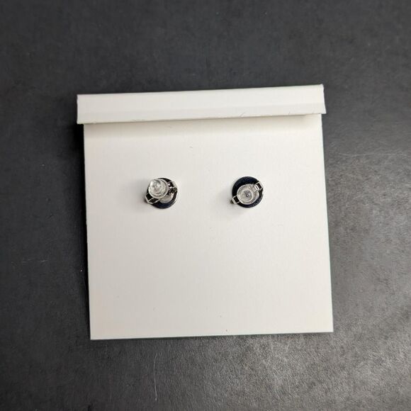 Tory Burch silver moondance pearl drop earrings - Picture 3 of 4